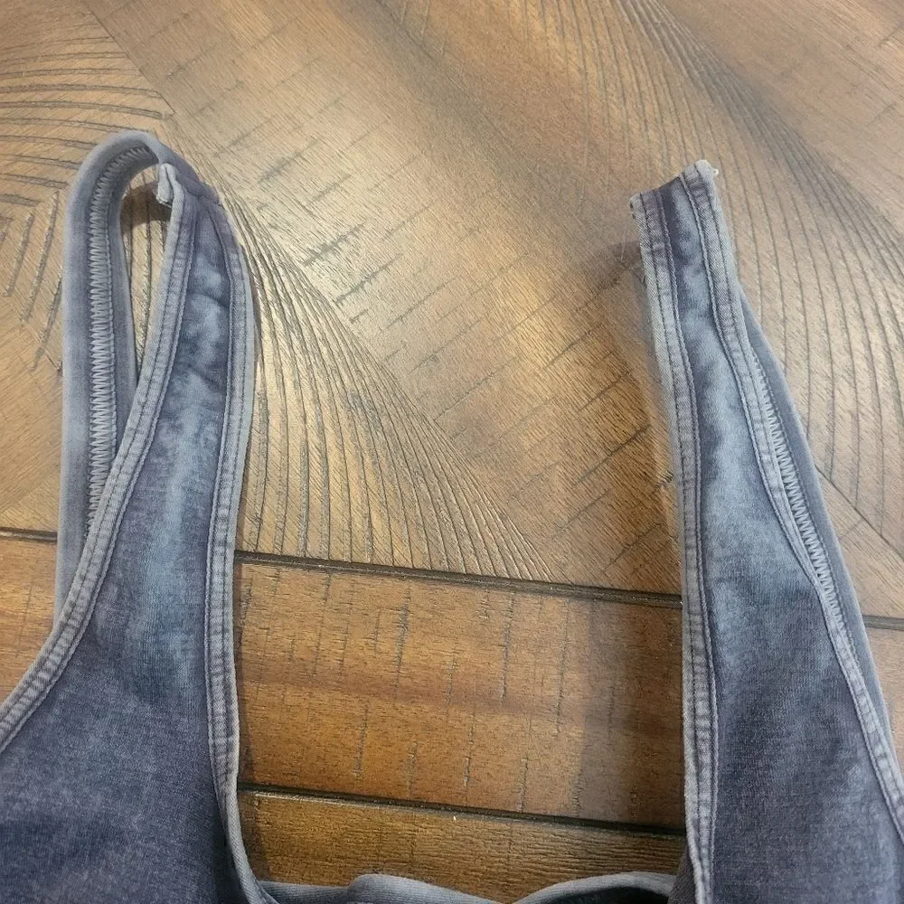 Free People Washed Black (heavy on the washed) Runsie XS/S